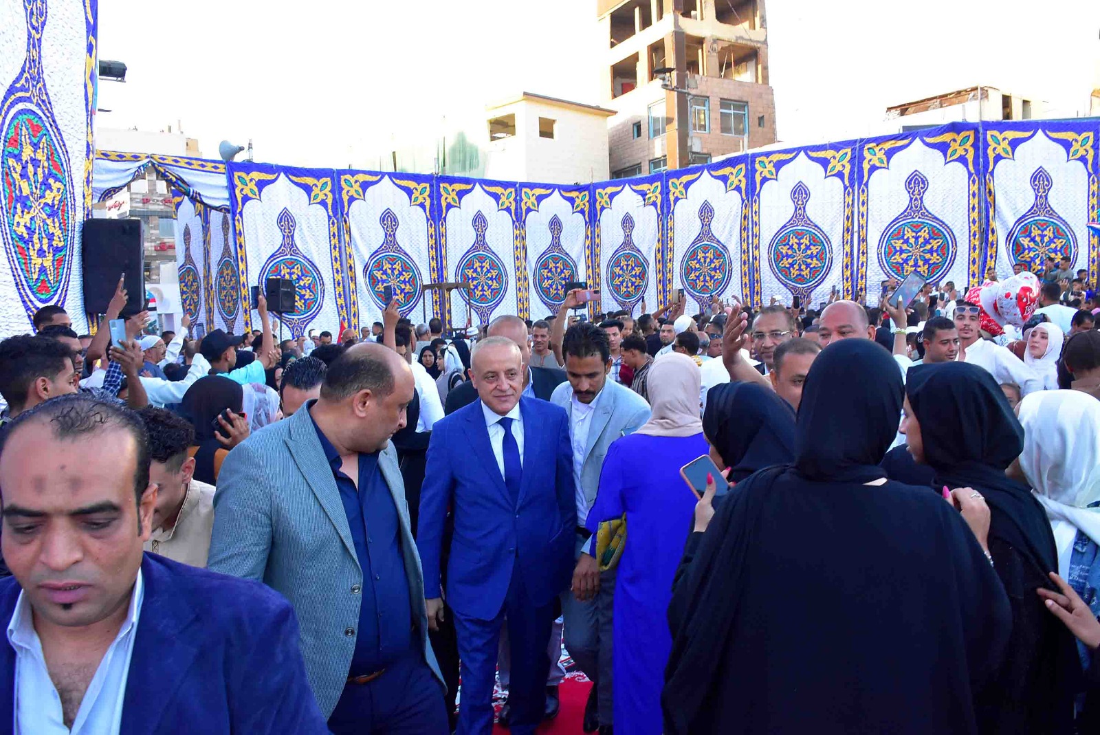 ساحة سيدى أبو الحجاج الأقصر مصدر الفرحة والبهجة فى مدينة الأقصر