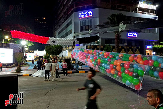 تزين مسجد مصطفى محمود (2)