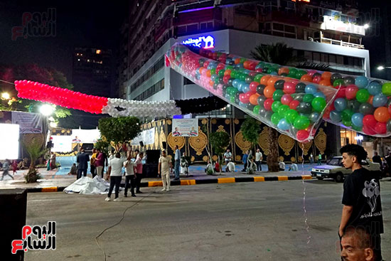 تزين مسجد مصطفى محمود (4)