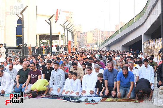 صلاة العيد من حدائق القبة