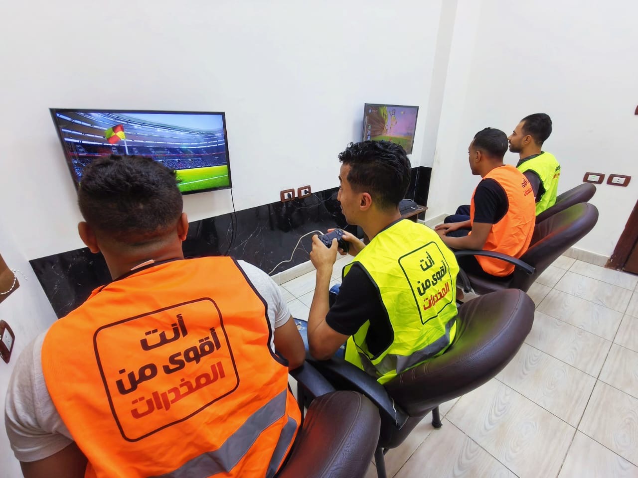 استمرار تنفيذ الانشطة الترفيهية فى إطار الحرص على خلق جو أسرى للمتعافين