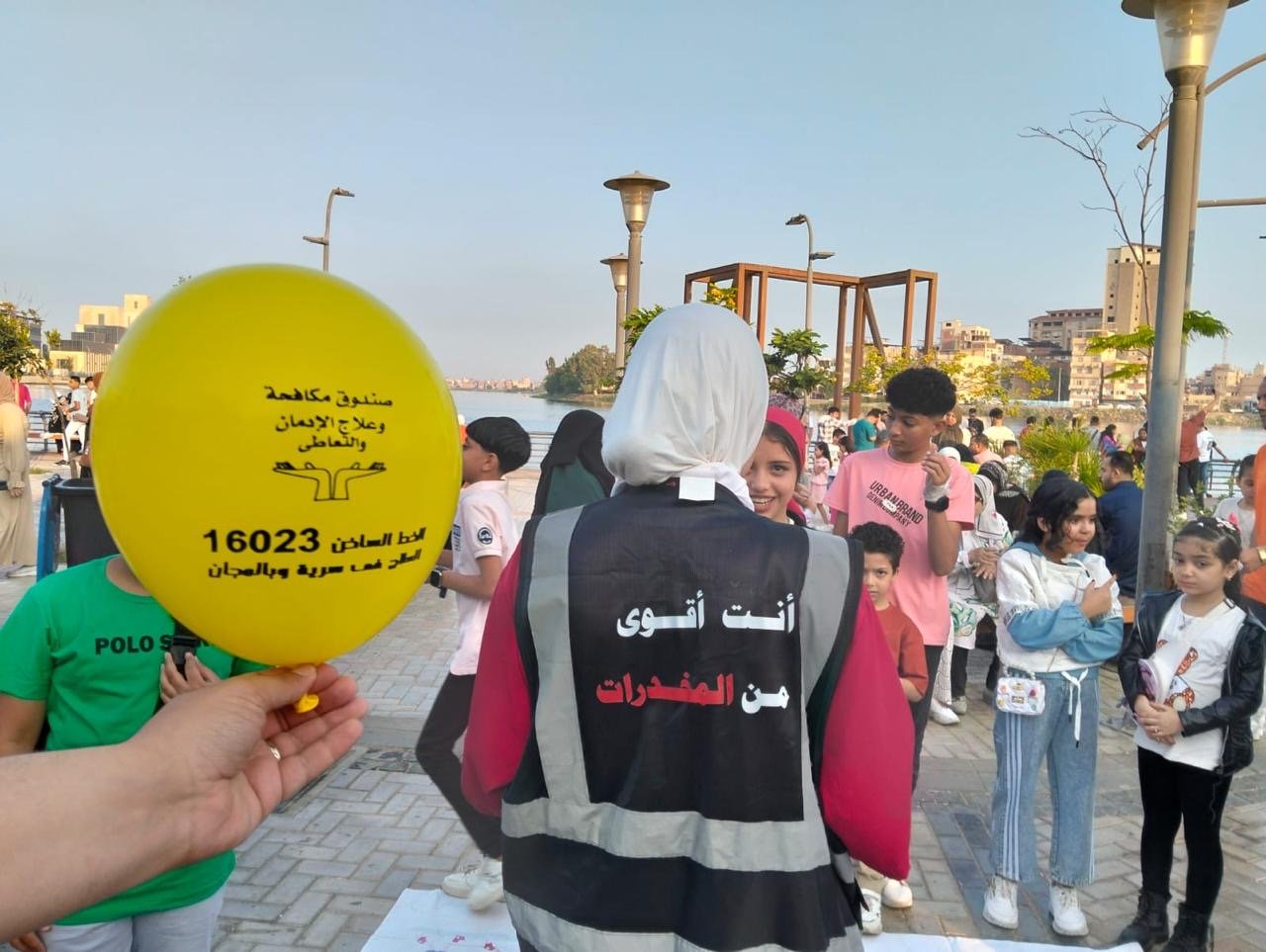 أنشطة صندوق مكافحة الإدمان داخل المناطق المطورة والحدائق العامة للتوعية بأضرار المخدرات