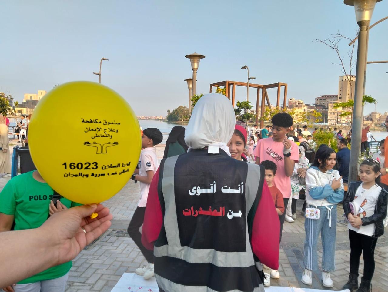 أنشطة صندوق مكافحة الإدمان داخل المناطق المطورة والحدائق العامة للتوعية بأضرار المخدرات