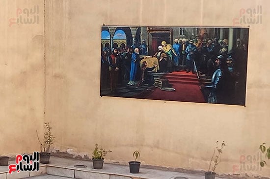صورة لقاضي المدينة ولويس التاسع