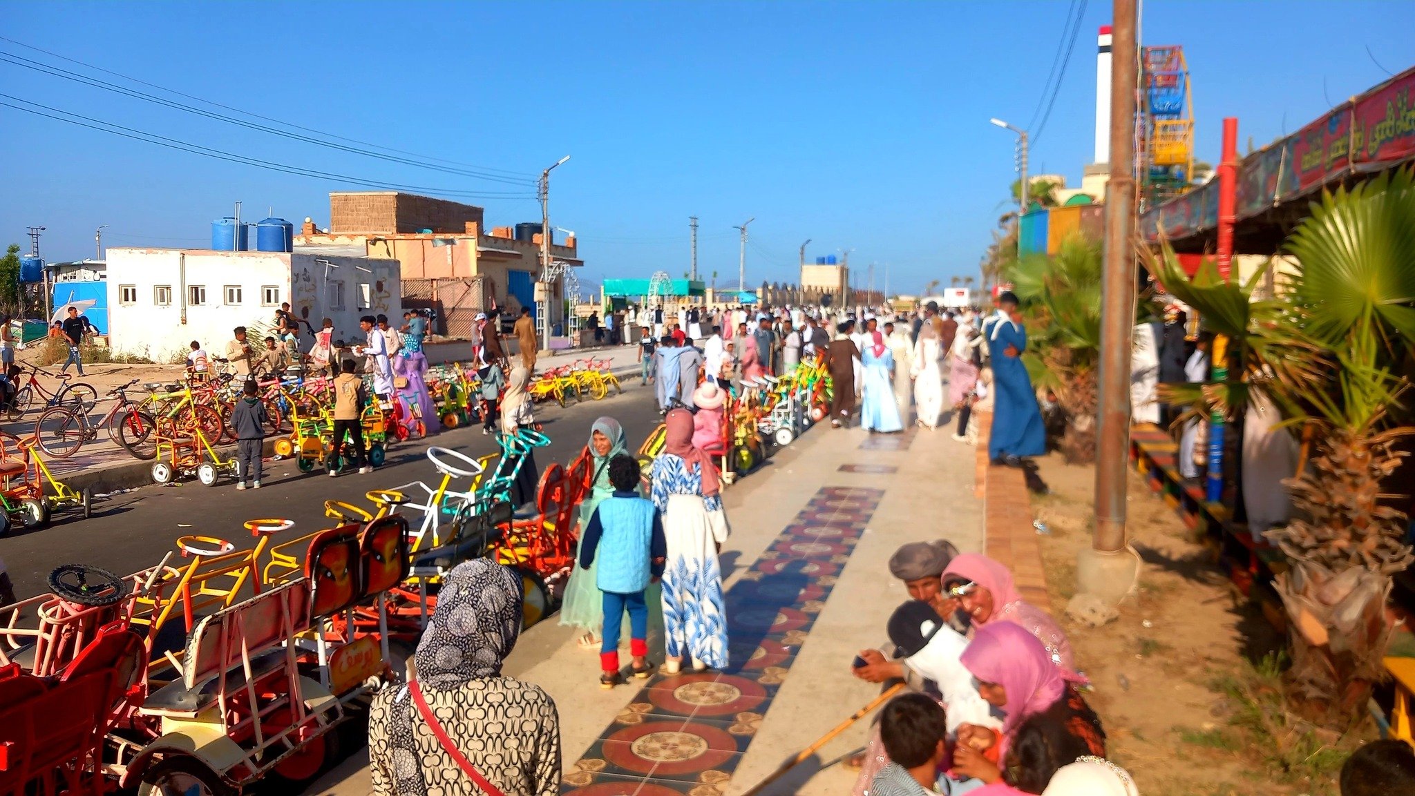 التوافد على مصيف بلطيم