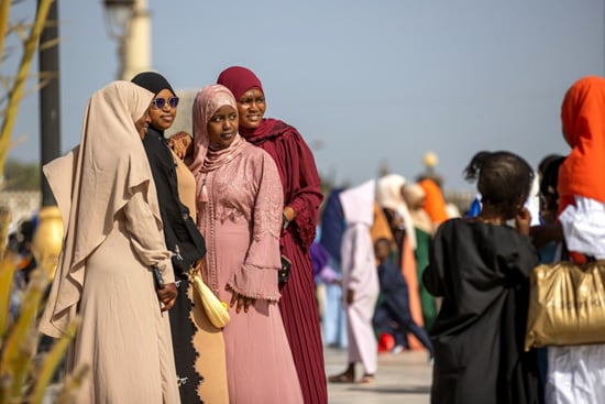 المسلمون يحتفلون بعيد الأضحى في السنغال (3)