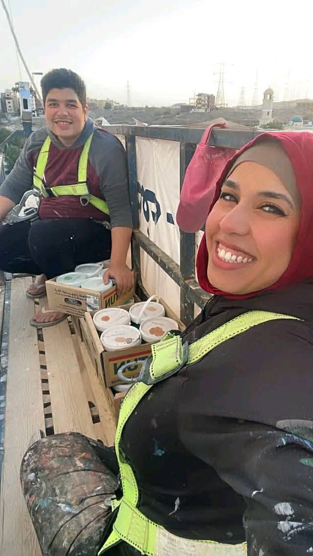 مها جميل وعلى عبد الفتاح