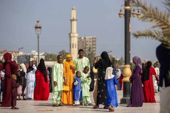 المسلمون يحتفلون بعيد الأضحى في السنغال (4)