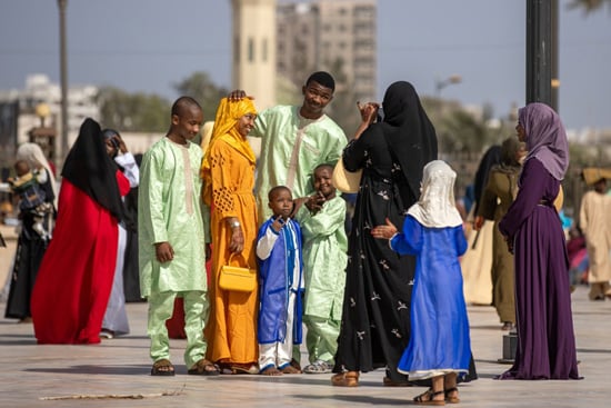 المسلمون يحتفلون بعيد الأضحى في السنغال (1)