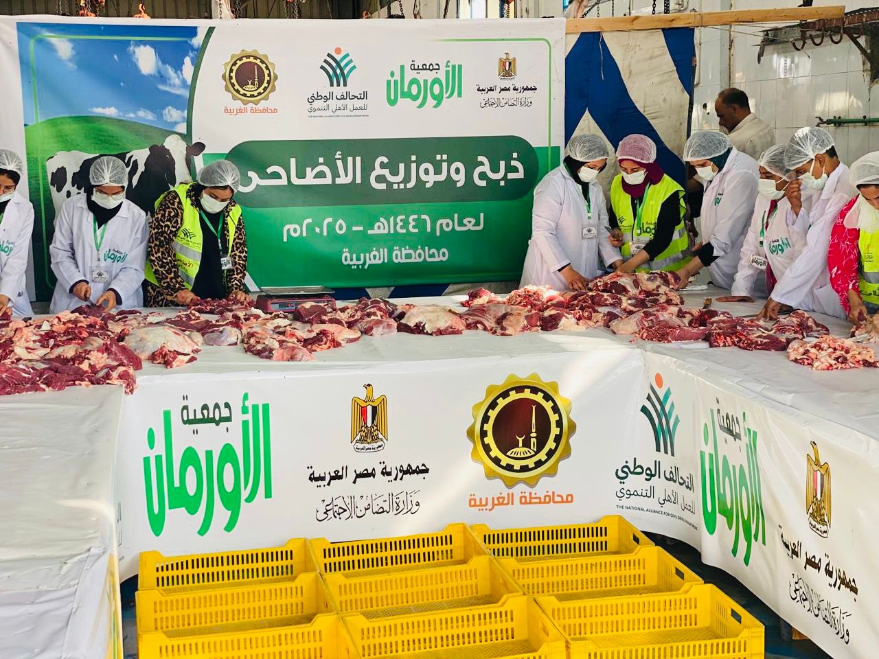  التحالف الوطني يواصل ذبح وتوزيع الأضاحي بجميع المحافظات (7)