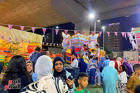 أقبال على الملاهى فى عيد الأضحى المبارك
