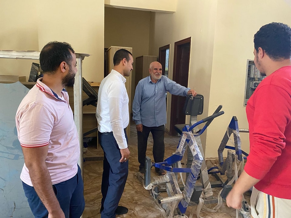 تزويد مراكز الشباب الجديدة بألعاب رياضية تزويد مراكز الشباب الجديدة بألعاب رياضية
