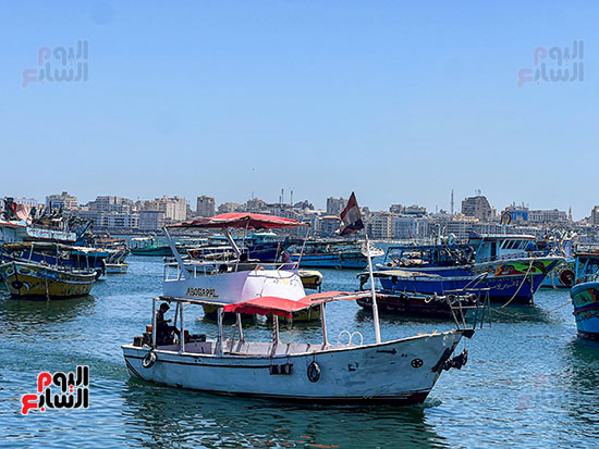 مراكب على شاطىء الاسكندرية مراكب على شاطىء الاسكندرية