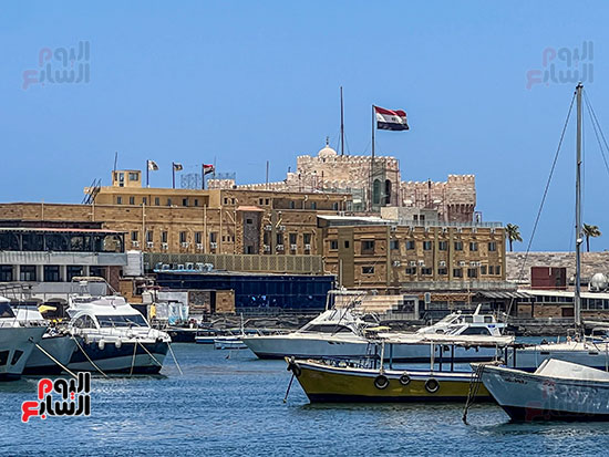 يخوت امام قلعة قايدباى يخوت امام قلعة قايدباى