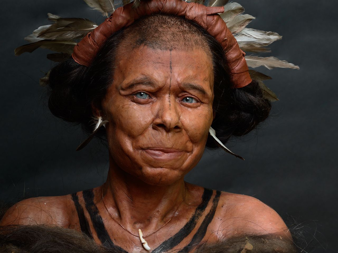 صورة لوجه المرأة عن قرب