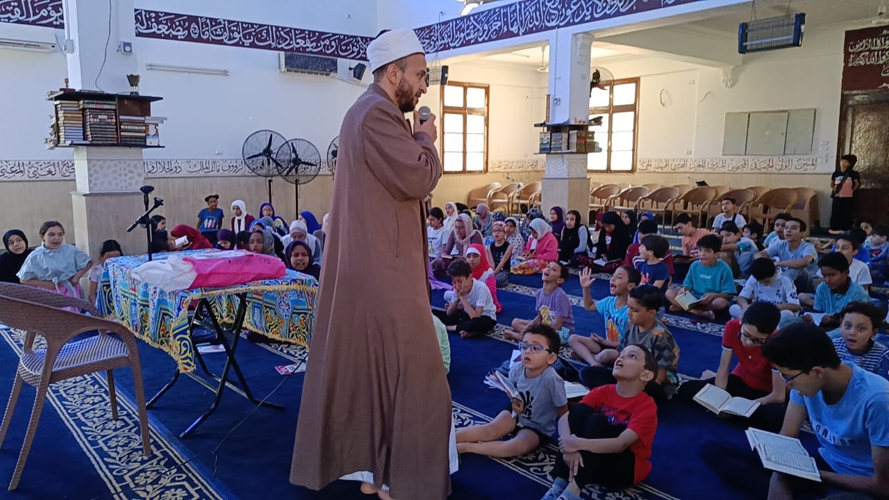لقاءً تفاعليًّا للأطفال بمسجد جنة الفردوس بمدينة الشروق لقاءً تفاعليًّا للأطفال بمسجد جنة الفردوس بمدينة الشروق