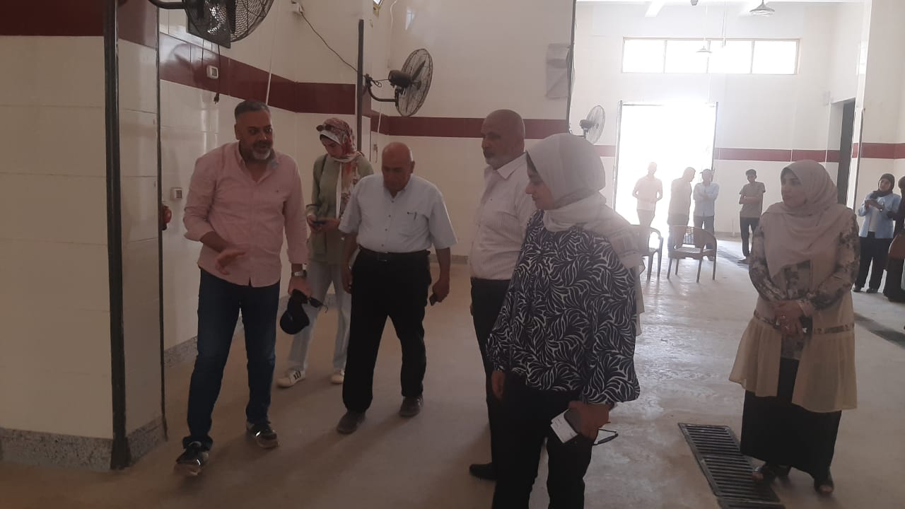 تفقد إجراءات تسليم المجزر تفقد إجراءات تسليم المجزر