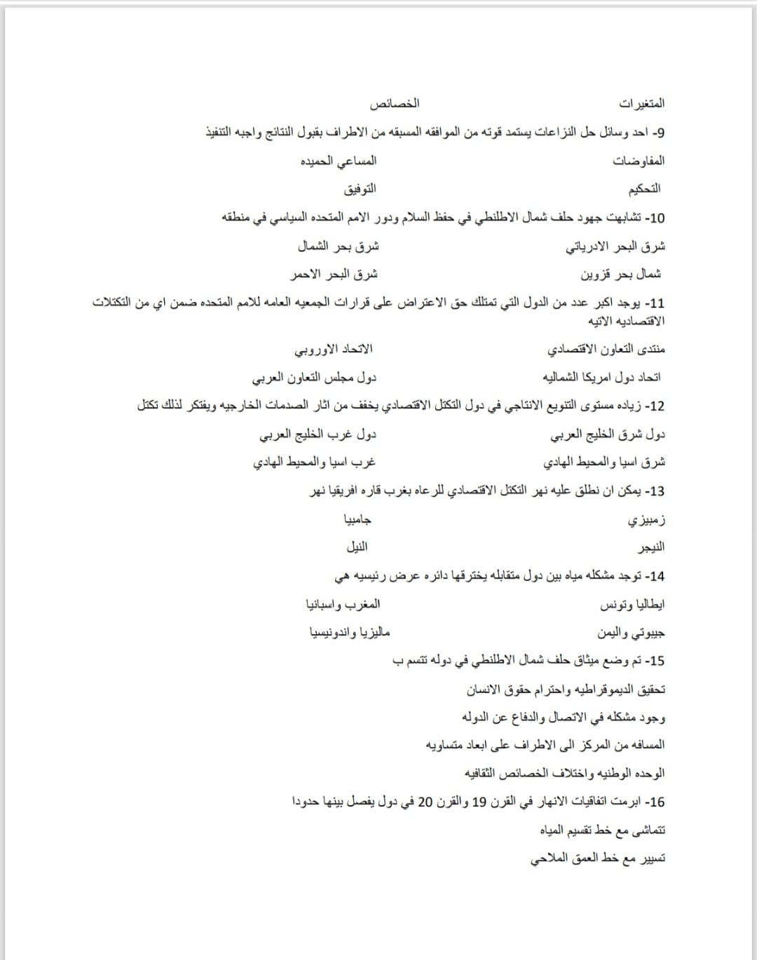 الخلاصة فى الجغرافيا