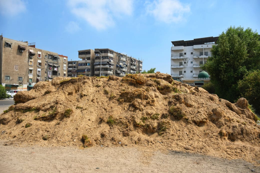 أنطلاق الأعمال في ملعب السيد متولي بالمصري