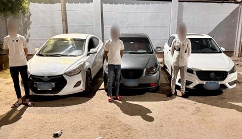 ضبط المتهمين بالاستعراض بسيارات في موكب زفاف ببنى سويف