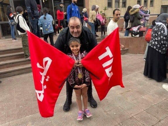 سامح عبد العزيز وابنته طيبة من روبي سامح عبد العزيز وابنته طيبة من روبي