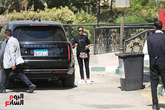 روبي من حضور جنازة سامح عبد العزيز روبي من حضور جنازة سامح عبد العزيز