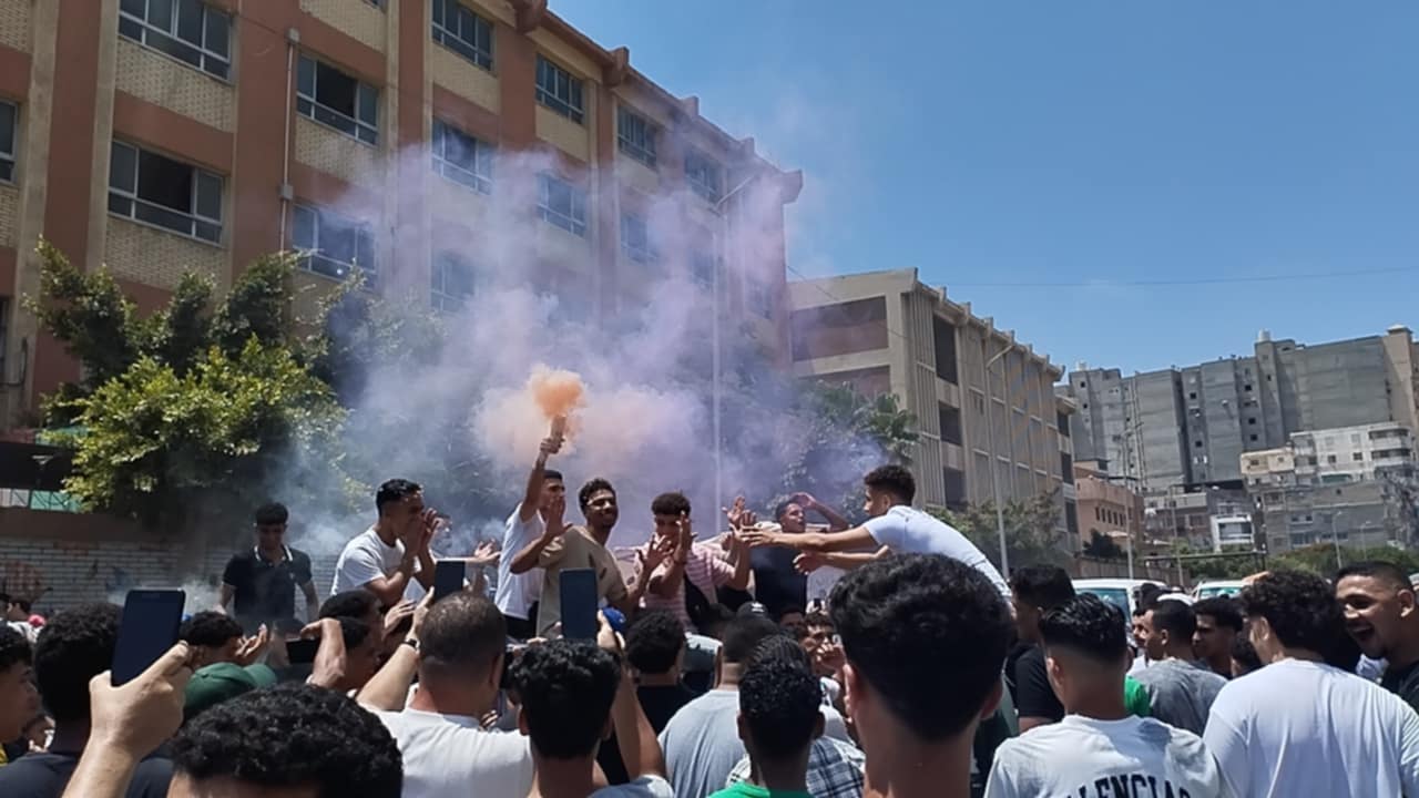 احتفال طلاب الثاتوية العامة بالإسكندرية