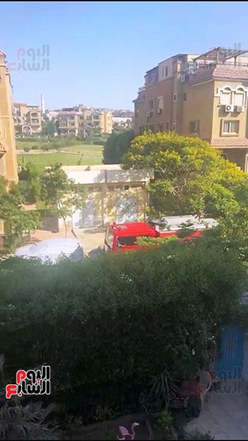حريق فى دبى مول في الشيخ زايد (3)