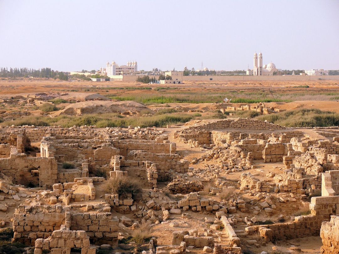 المنطقة الاثرية بجوار الدير الجديد المنطقة الاثرية بجوار الدير الجديد