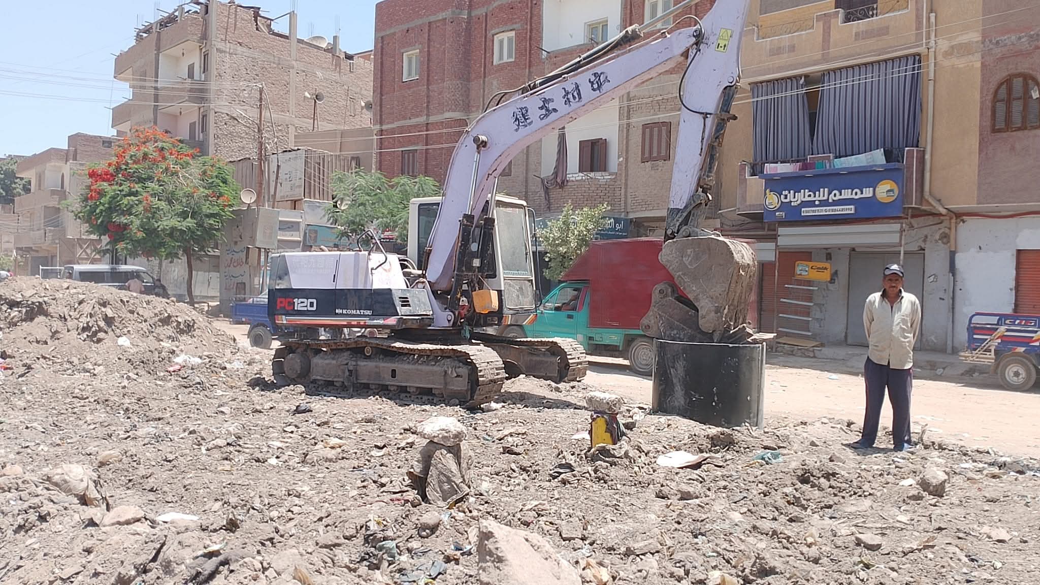 جانب من اعمال المحطات الجديدة جانب من اعمال المحطات الجديدة