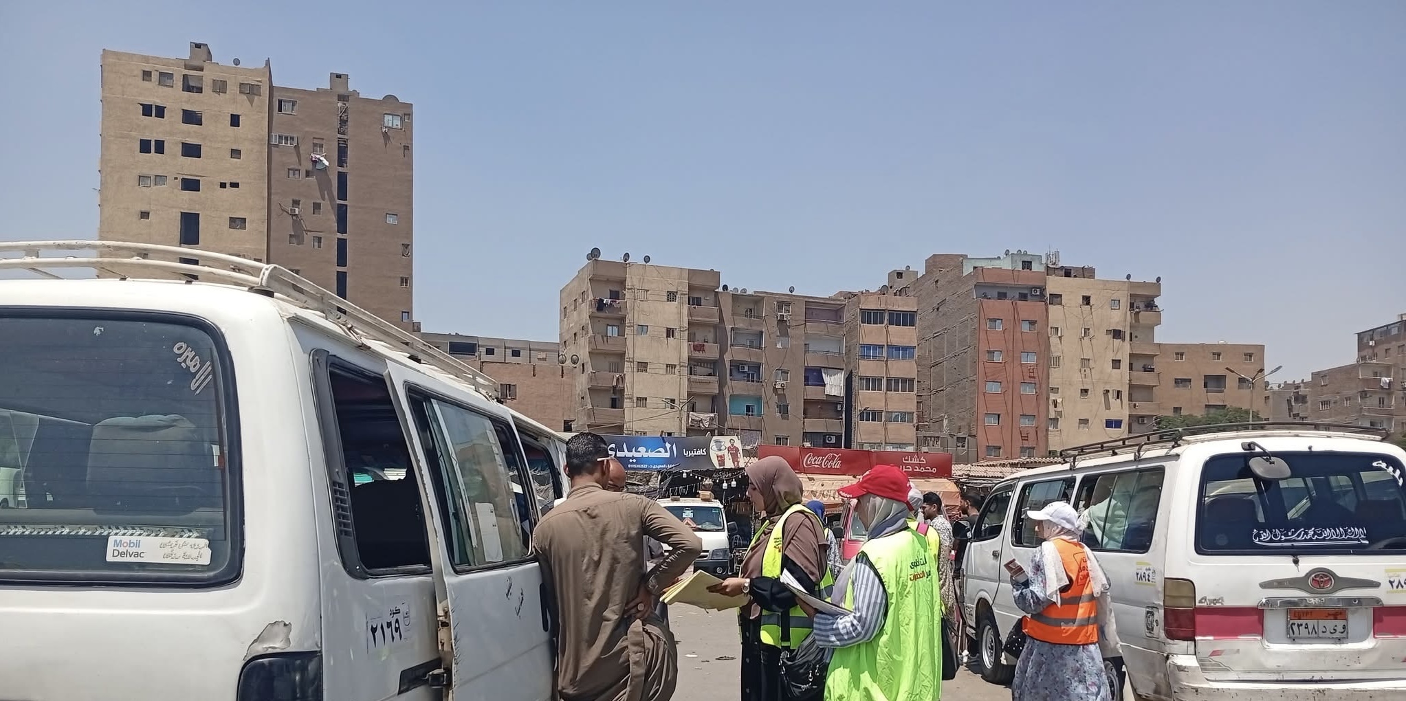 جانب من حملة صندوق مكافحة الإدمان في المحافظات لرفع وعي السائقين بخطورة المخدرات المخدرة