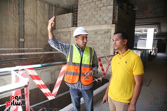 اليوم السابع داخل أعمق محطة بالخط الرابع اليوم السابع داخل أعمق محطة بالخط الرابع