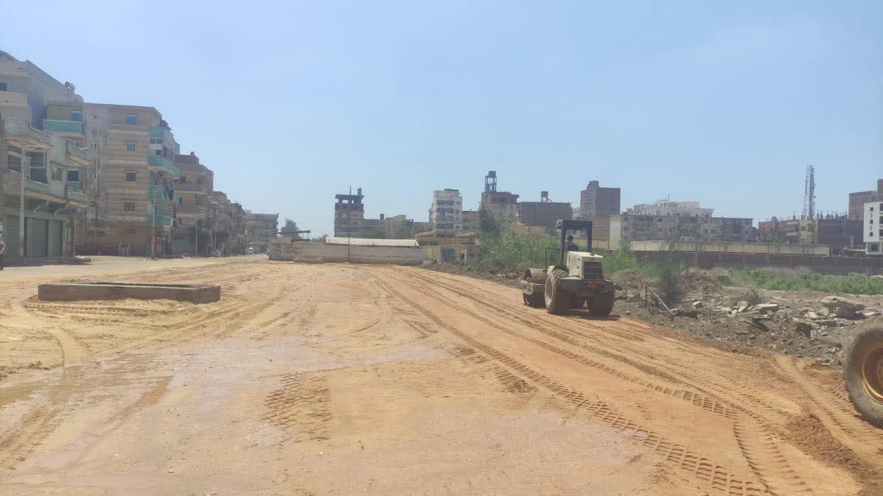 تغطية ورصف المصرف