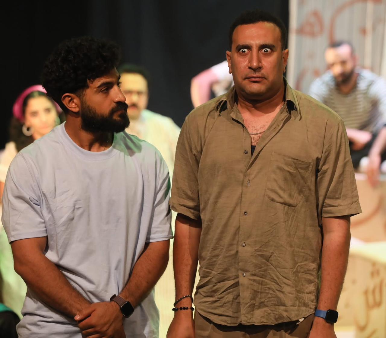 محمد عادل ومحمد سعدون من ابطال عرض حواديت