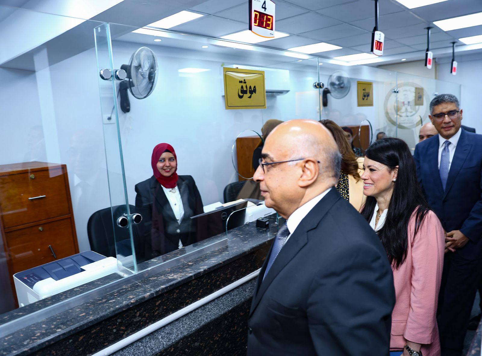 افتتاح مكتب توثيق محكمة جنوب الجيزة (4)