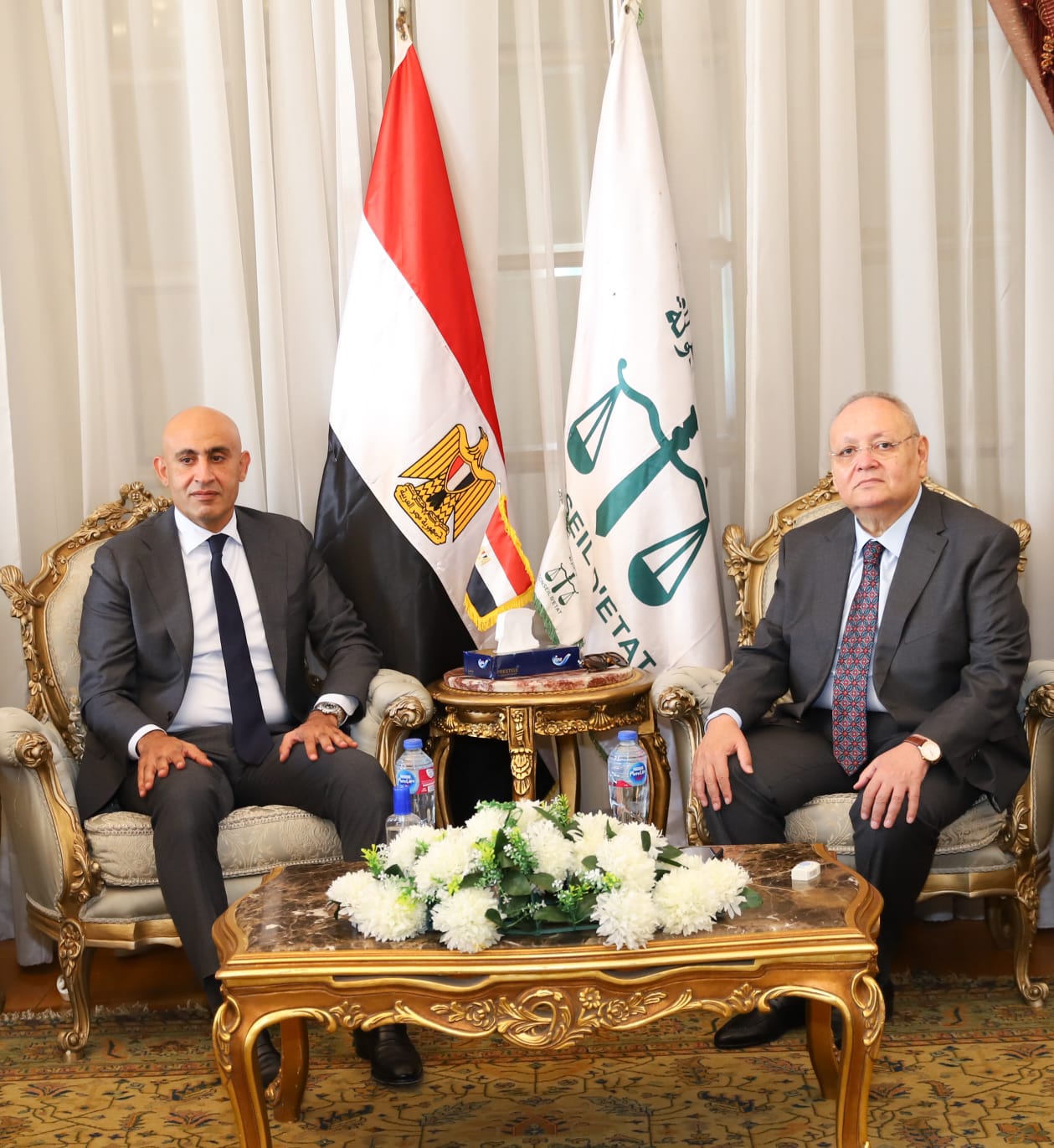 رئيس مجلس الدولة يستقبل وزير التربية والتعليم لتهنئته (2)