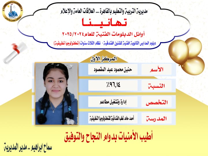 حنين محمود عبد المقصود حنين محمود عبد المقصود