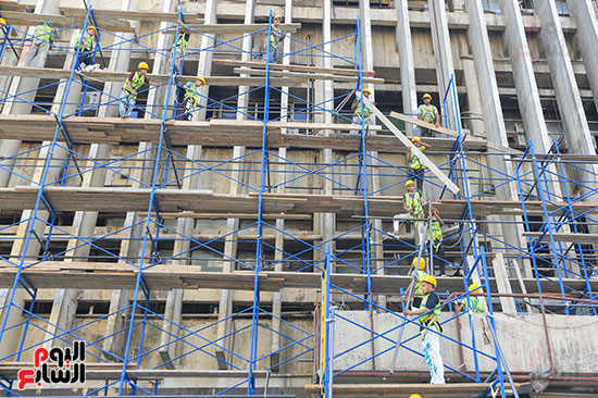 بدء اعمال ترميم سنترال رمسيس (2)