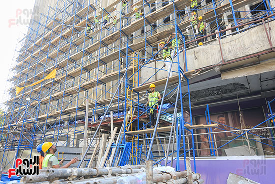 بدء اعمال ترميم سنترال رمسيس (1)