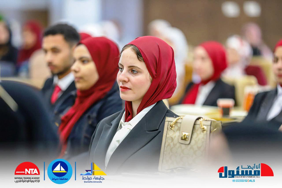 المدير التنفيذى للأكاديمية الوطنية للتدريب تتابع مبادرة أنا أيضا مسئول بجامعة دمياط (2)