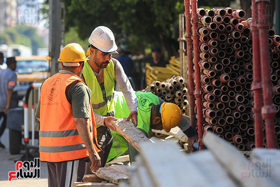 بداية اعمال الصيانة والترميم