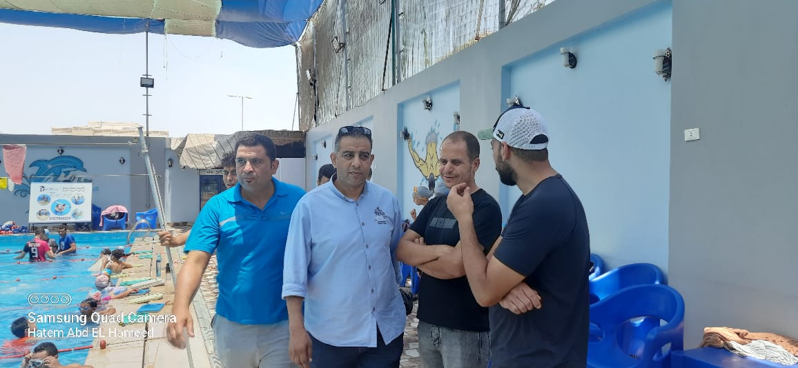 مراجعة العمل بحمامات السباحة