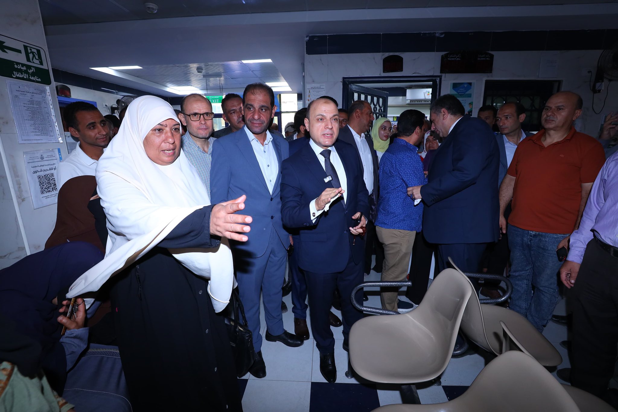 جانب من تفقد محافظ كفر الشيخ للحملة جانب من تفقد محافظ كفر الشيخ للحملة