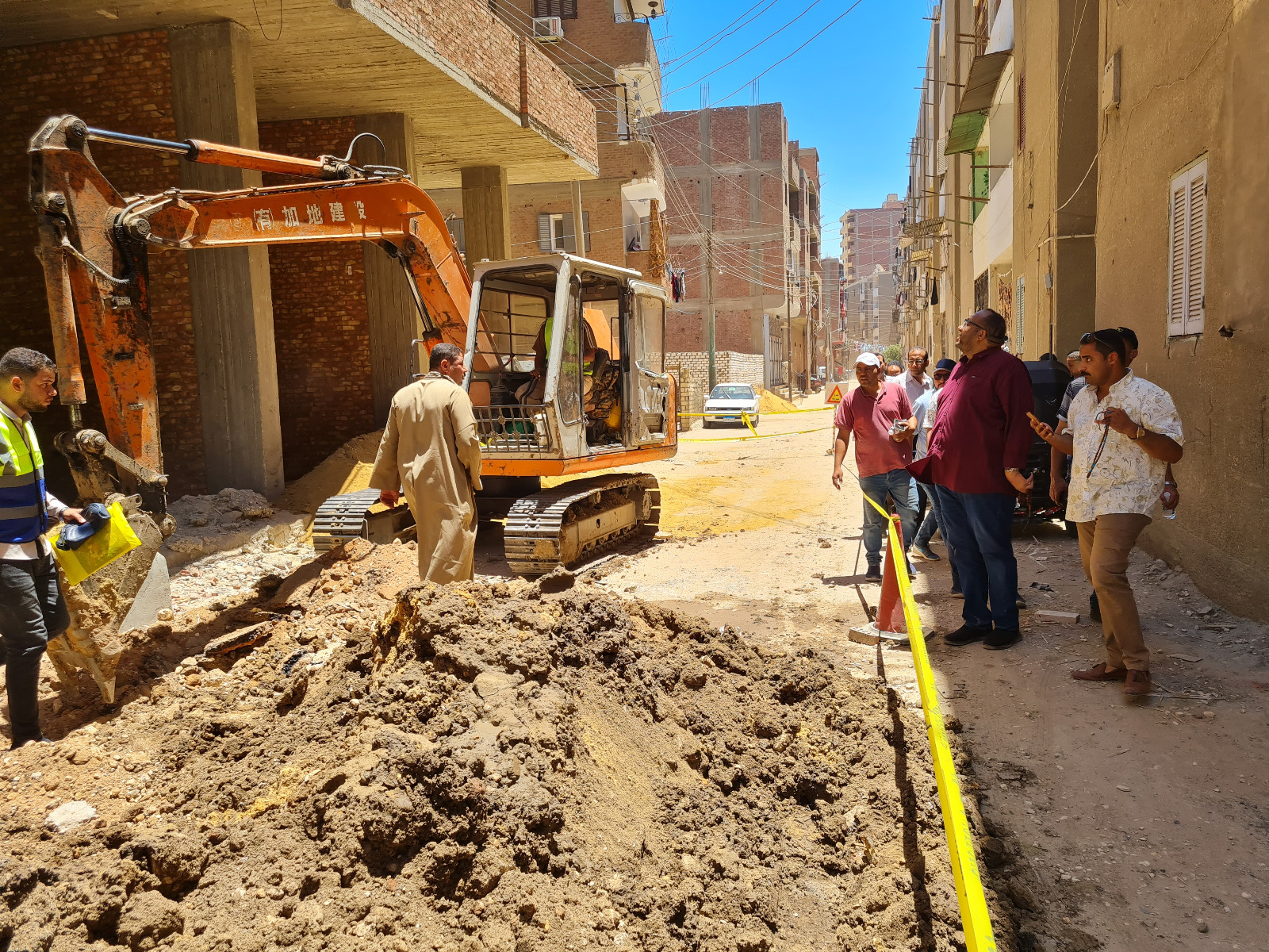 الأعمال بقرية نيده 