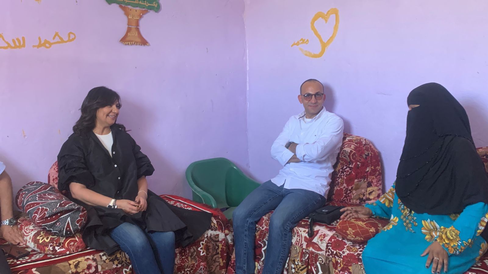 لقاء الوزيرة مع ربة الاسرة