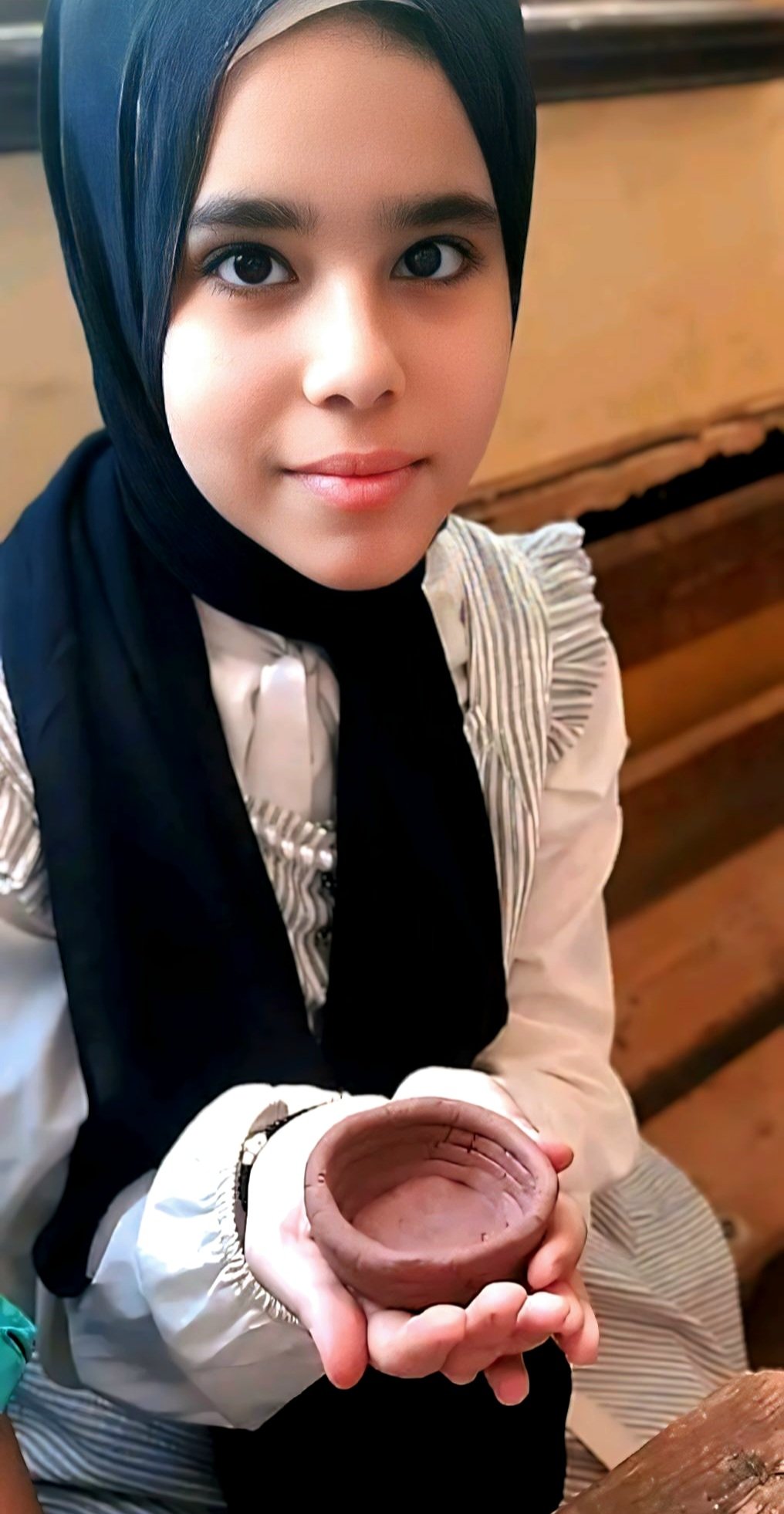 جانب من ورش عمل الصلصال