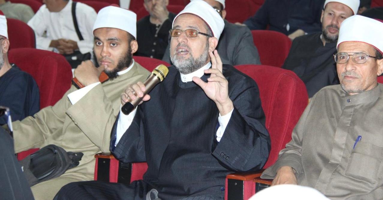 جانب من ورش تدريب أئمة المساجد عن طرق التوعية بأضرار تعاطي المخدرات