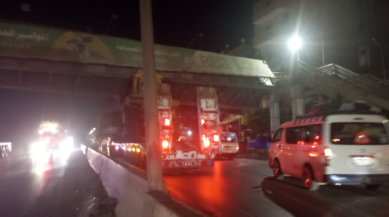 سقوط كوبرى مشاة بطوخ (2)