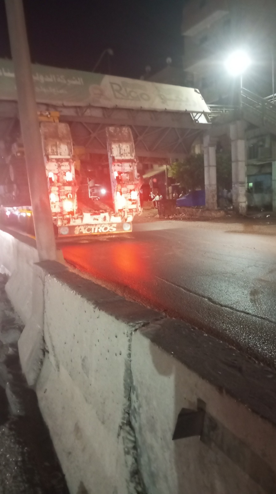 سقوط كوبرى مشاة بطوخ (1)
