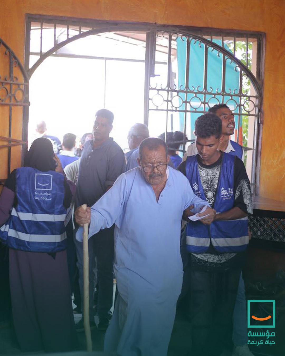 حياة كريمة تنظم قافلة إيد واحدة  في مدينة القصير بمحافظة البحر الأحمر (2)